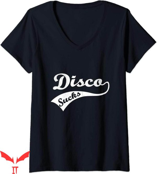 Disco Sucks T-Shirt Awesome 70’s Vintage Disco Sucks T-Shirt
