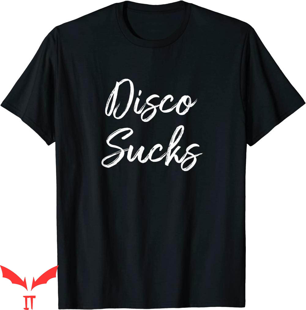 Disco Sucks T-Shirt Disco Sucks Art Word T-Shirt