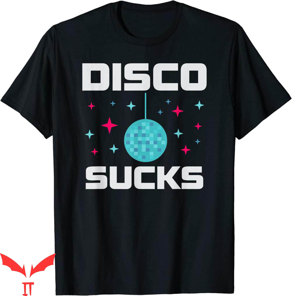 Disco Sucks T-Shirt Retro 70's Vintage Nostalgic Seventies