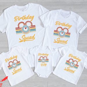 Disney Birthday Squad T-Shirt Birthday Party Couple Trip