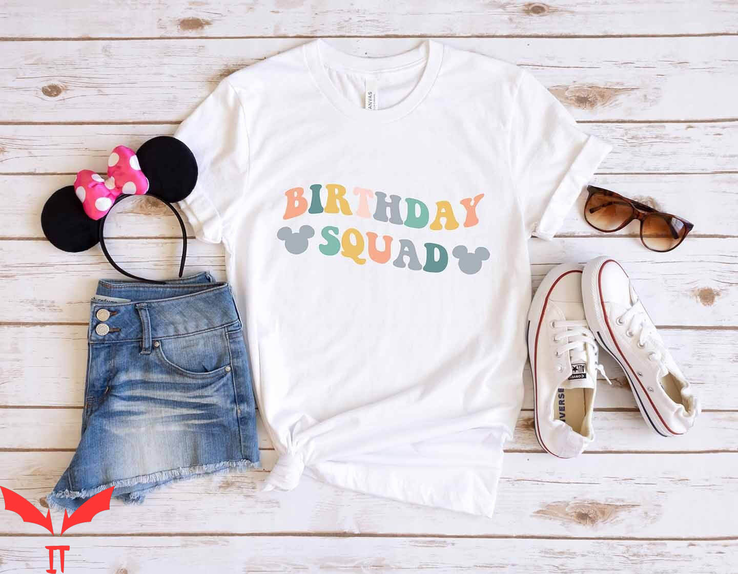 Disney Birthday Squad T-Shirt Minnie Birthday Disneyland