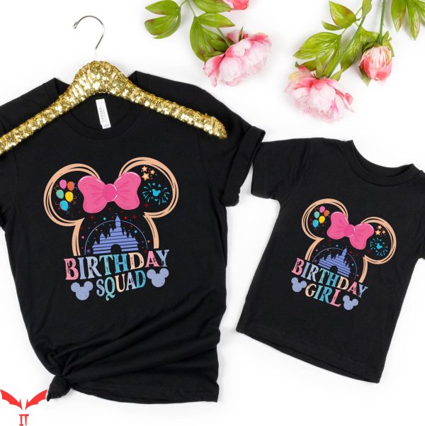 Disney Birthday Squad T-Shirt Party Group Birthday Crew Tee