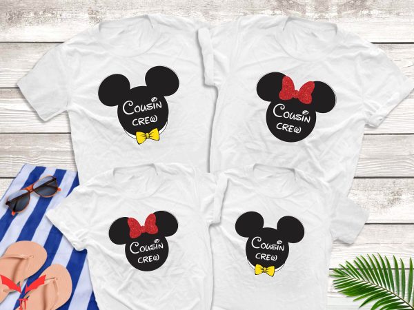 Disney Cousin Crew T-Shirt Couple Disneyland Family Group