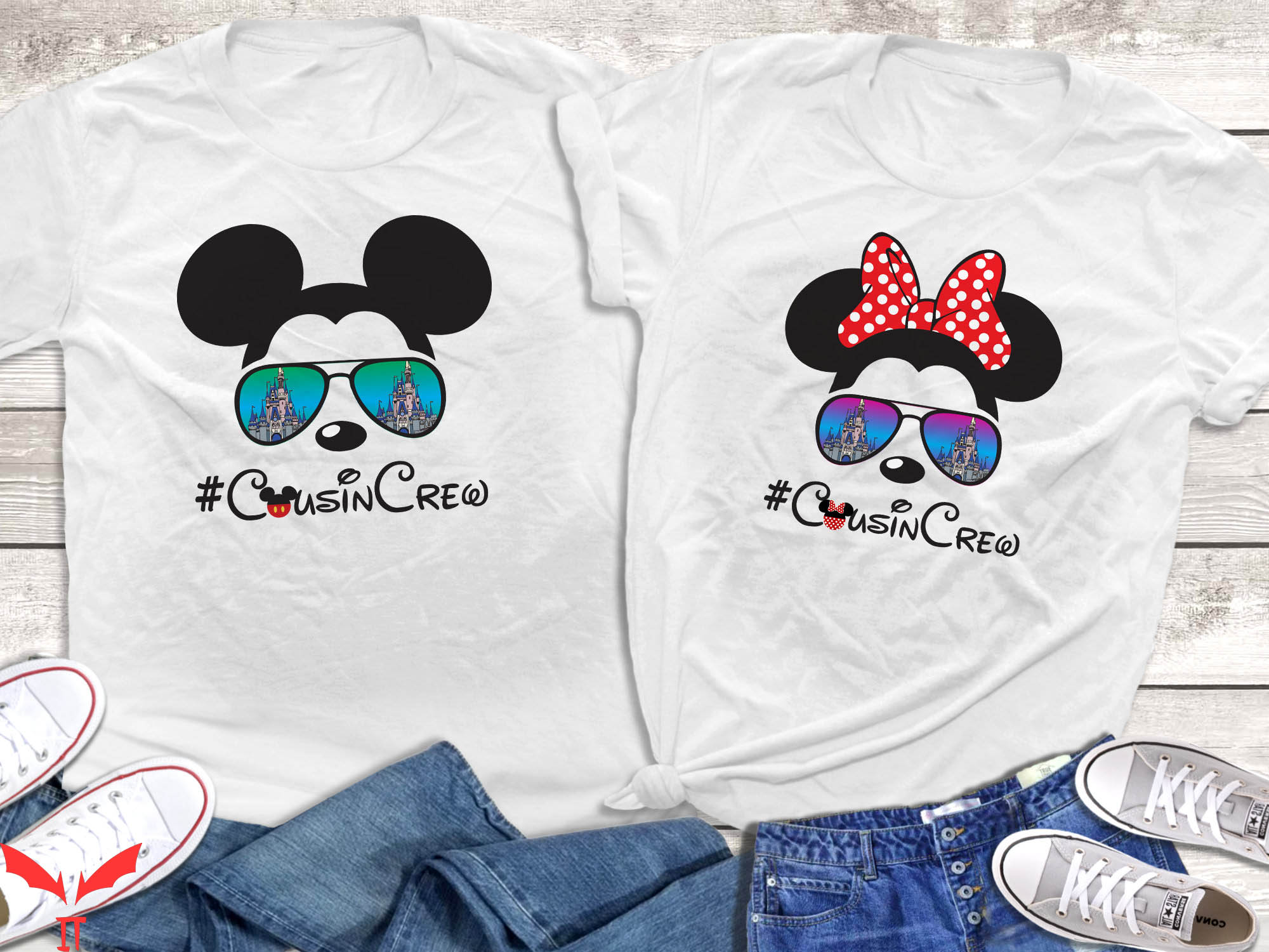 Disney Cousin Crew T-Shirt Disney Mickey And Minnie