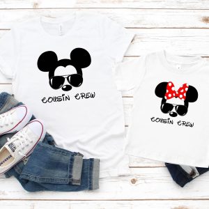 Disney Cousin Crew T-Shirt Matching Sunglasses Mickey