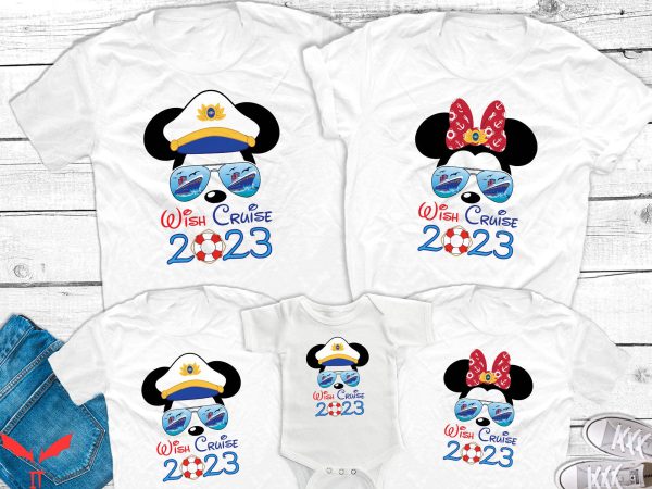 Disney Cruise T-Shirt Disney Wish Family Mickey And Minnie