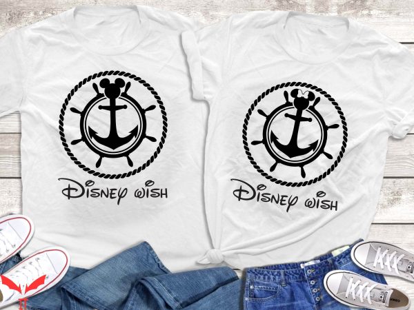 Disney Cruise T-Shirt Mickey And Minnie Anchor Cruise Shirt