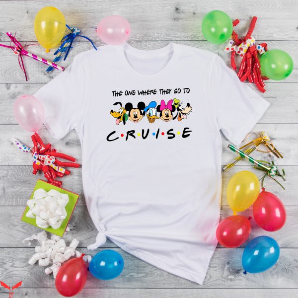 Disney Cruise T-Shirt The One Where They Go To Cruise