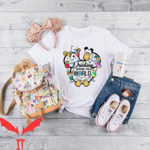 Disney Drinking Around The World T-Shirt Drinking Family