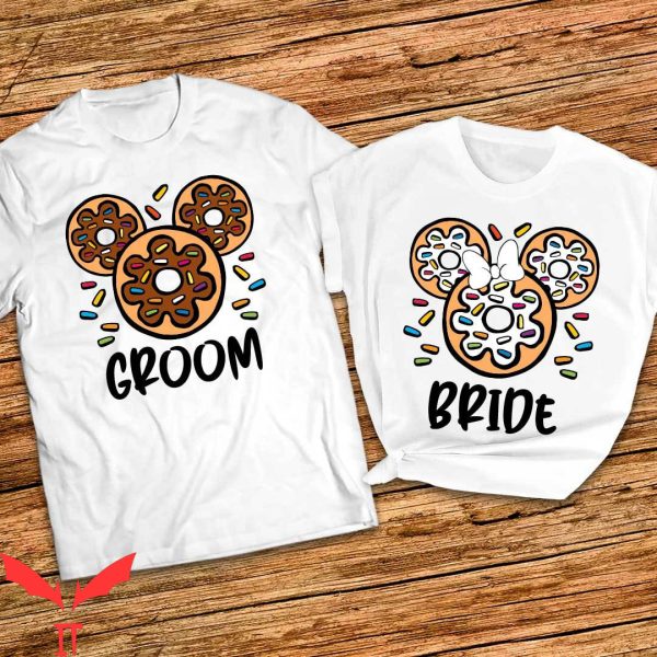 Disney Husband And Wife T-Shirt Disney Bride And Groom