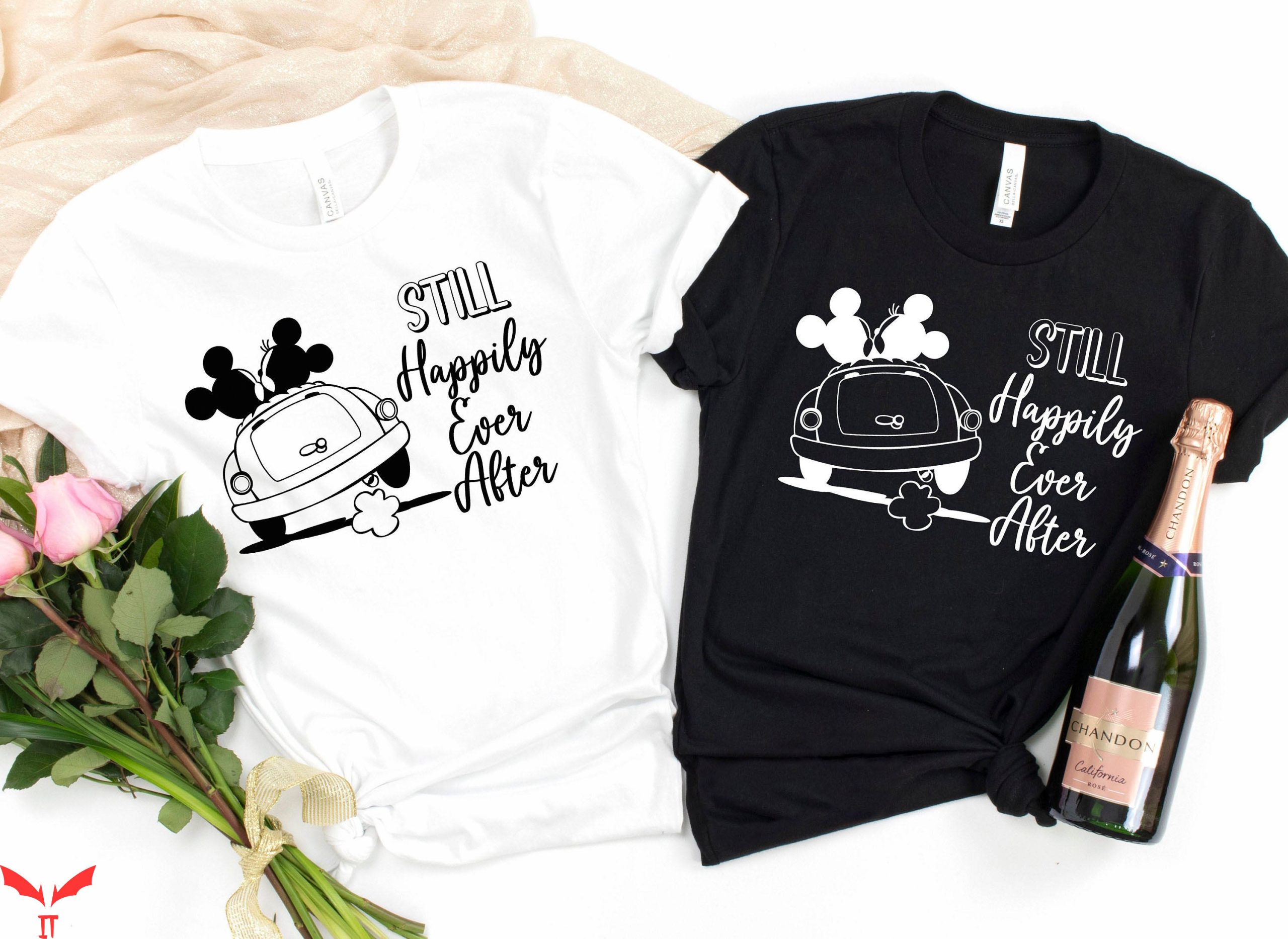Disney Husband And Wife T-Shirt Disney Happily Ever After