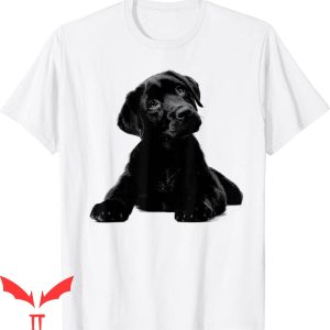 Dog Lover T-Shirt Cute Black Lab Puppy Dog Mom Animal Lover