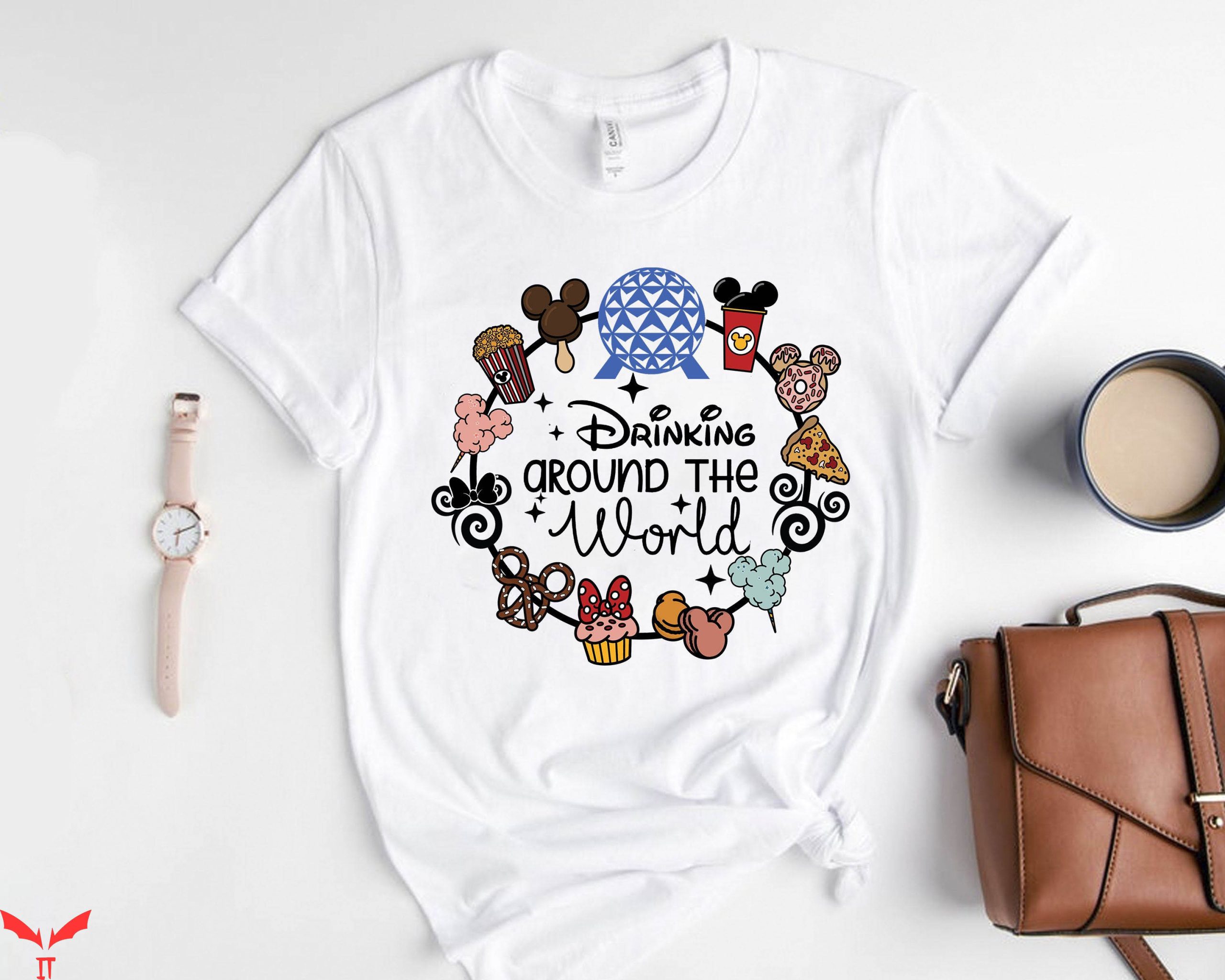 Drink Around The World Epcot T-Shirt Birthday Vacation Drink Around The World Epcot T-Shirt Birthday Vacation