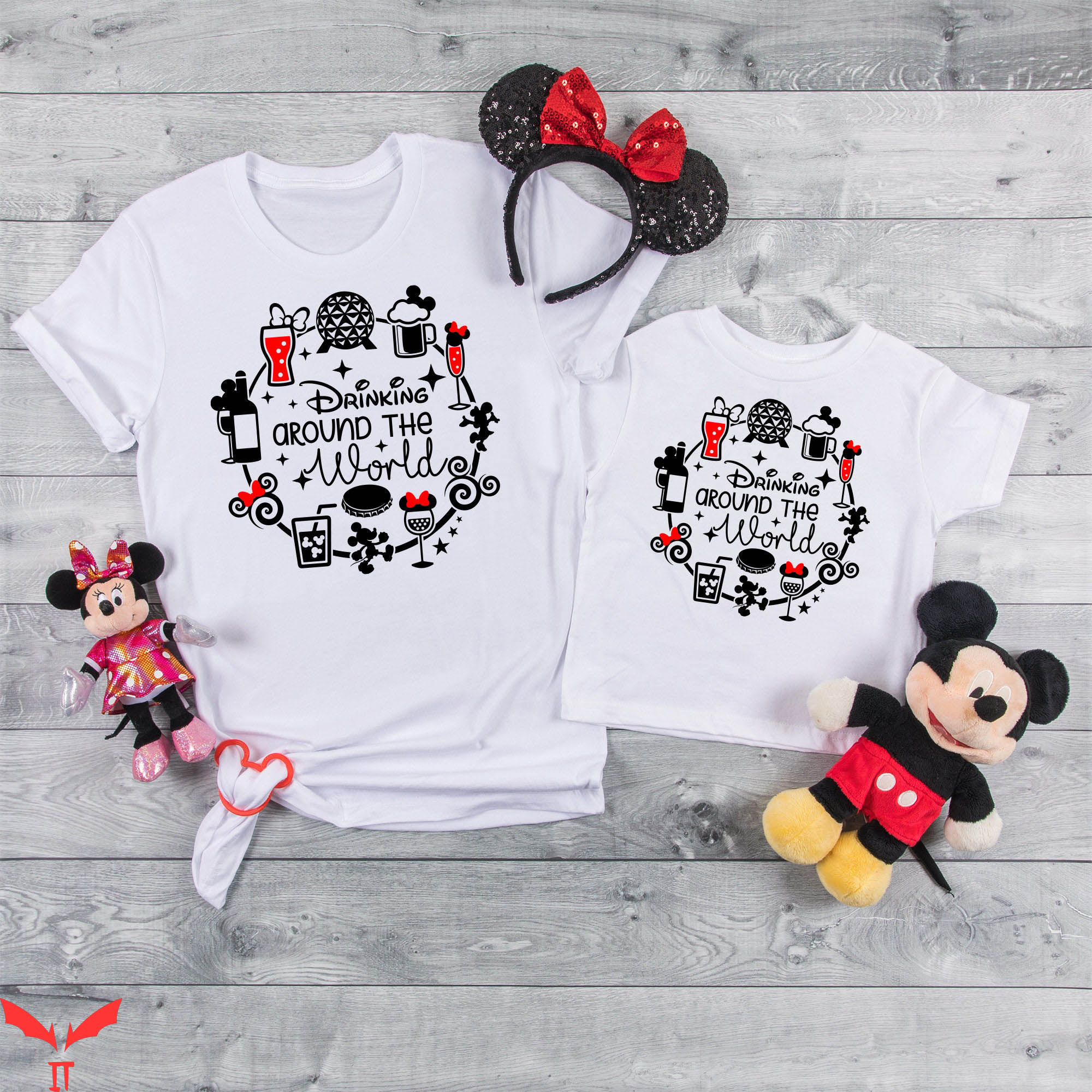 Drink Around The World Epcot T-Shirt Disney Beer And Wine Drink Around The World Epcot T-Shirt Disney Beer And Wine