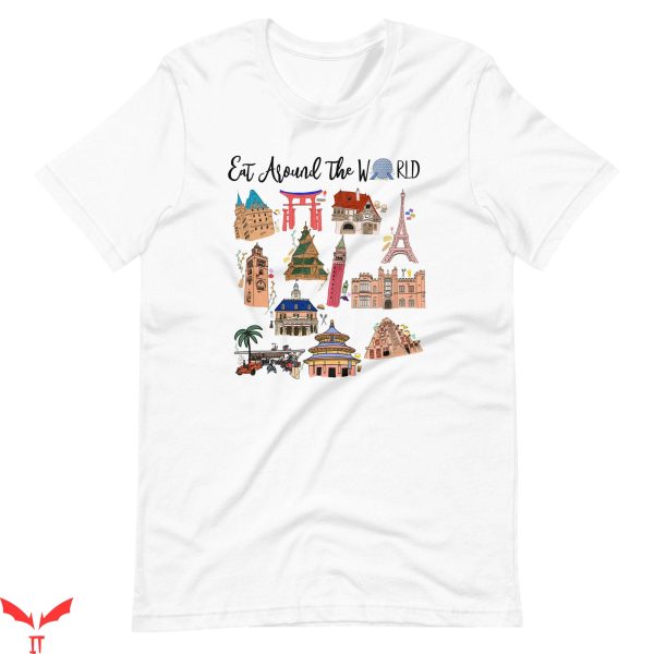 Drink Around The World Epcot T-Shirt Disney Food And Wine