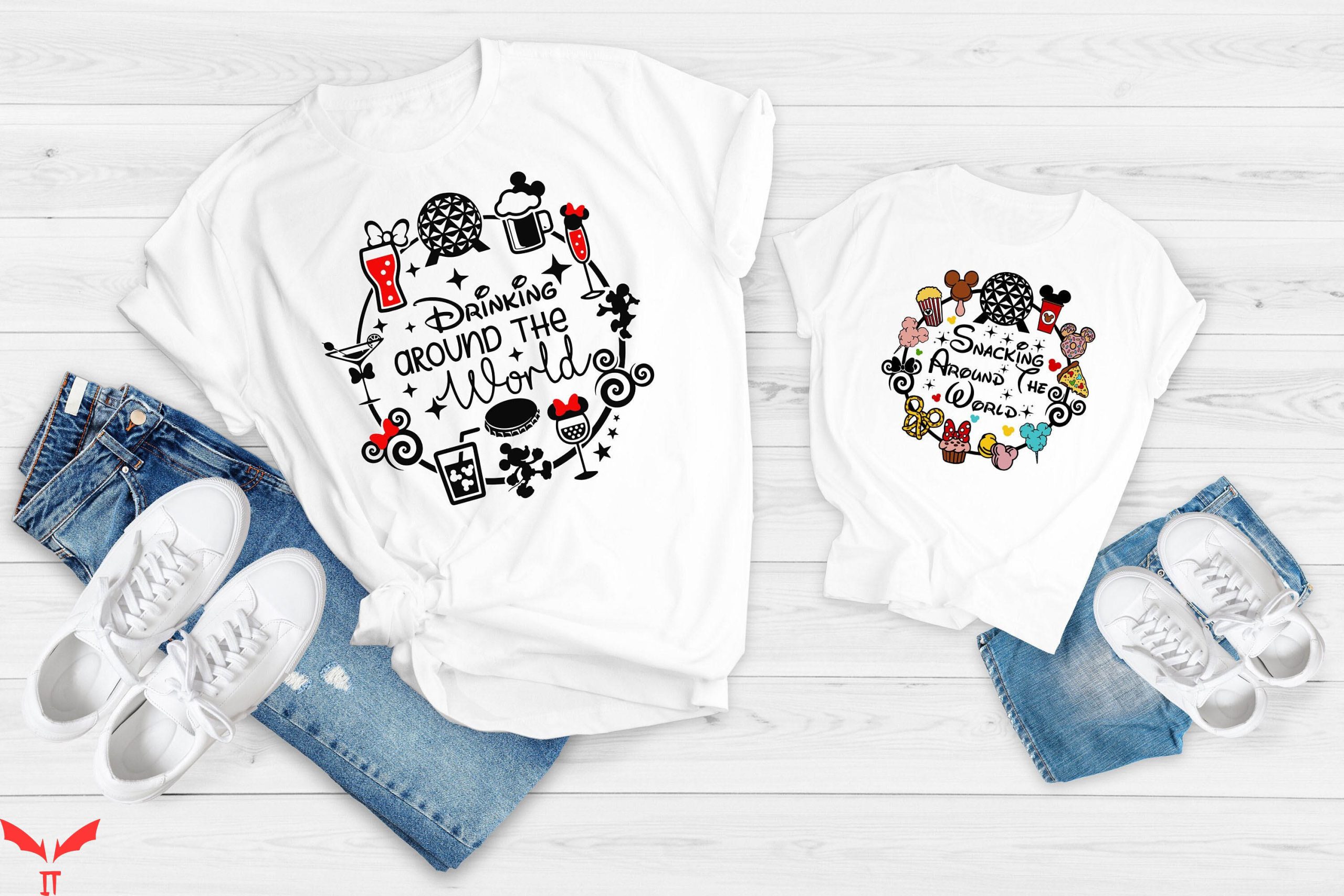 Drink Around The World Epcot T-Shirt Family Epcot Disney Drink Around The World Epcot T-Shirt Family Epcot Disney
