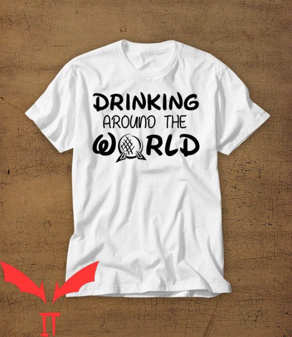 Drink Around The World Epcot T-Shirt Food And Wine Festival