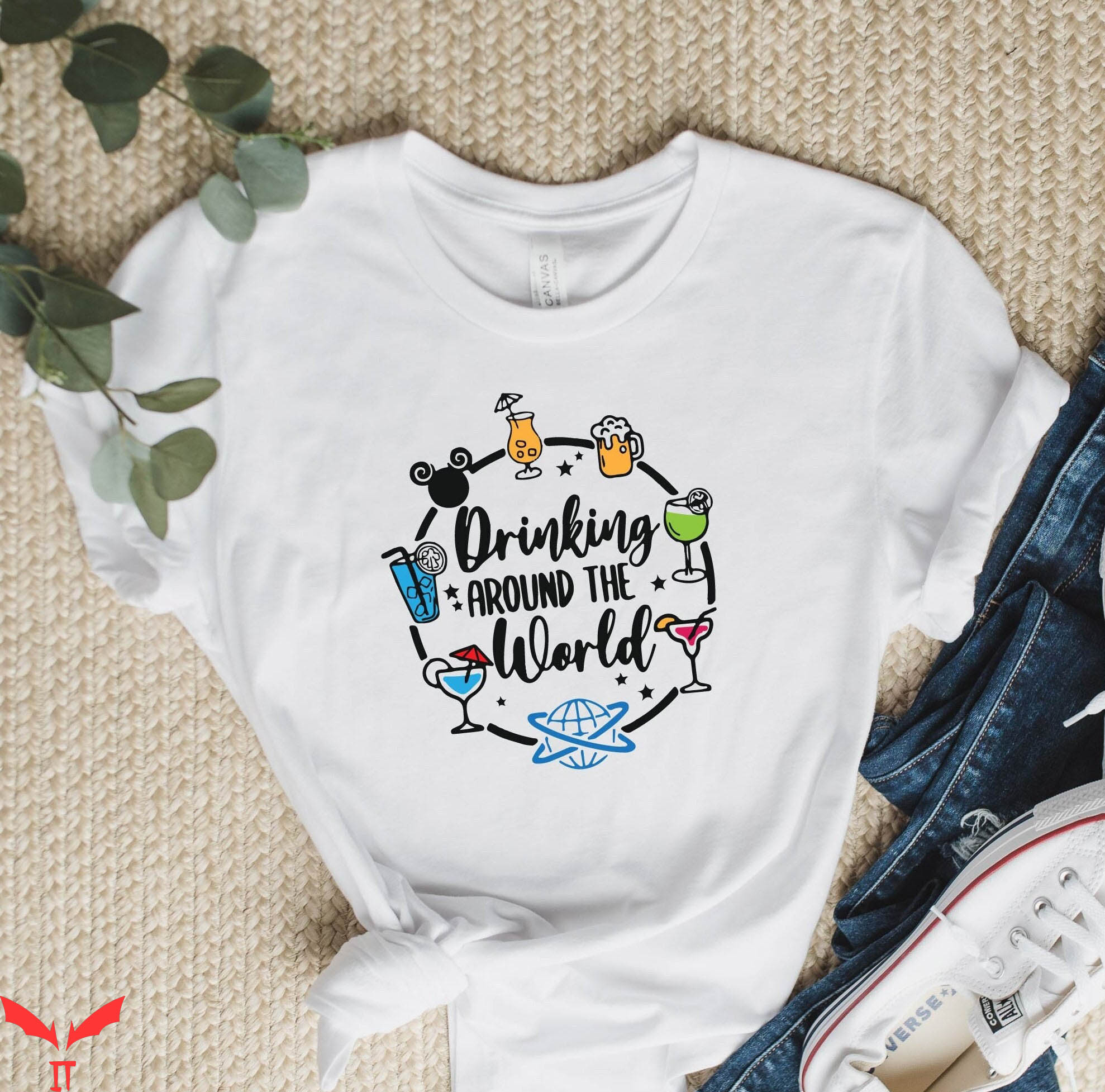 Drink Around The World Epcot T-Shirt Inspiration Epcot Food Drink Around The World Epcot T-Shirt Inspiration Epcot Food