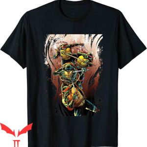 Earthy T-Shirt Mutant Ninja Turtles Rainbow Warriors