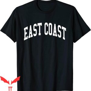 East Coast T Shirt Hip Hop Rap Eastern Seaboard Trendy Tee