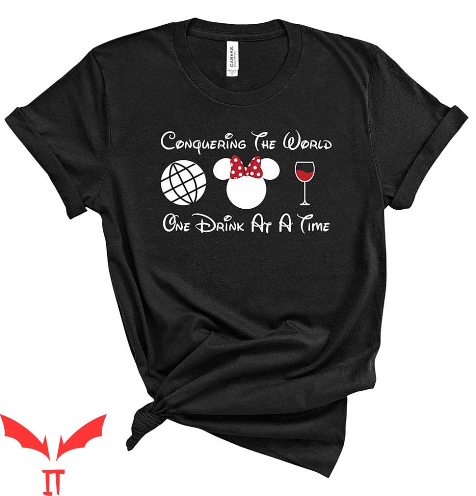 Epcot Drink Around The World TShirt Conquering One Drink