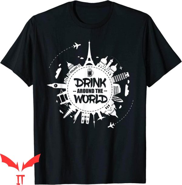 Epcot Drink Around The World T-Shirt Funny Family Tee