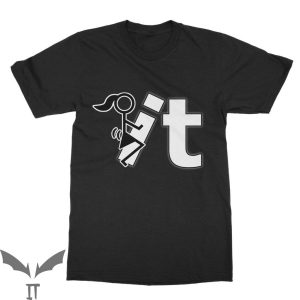 F It T-Shirt Fuck It Classic With Female Stick Figure Funny