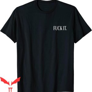 F It T-Shirt Period Dot Trendy Funny Meme Cool Design Tee