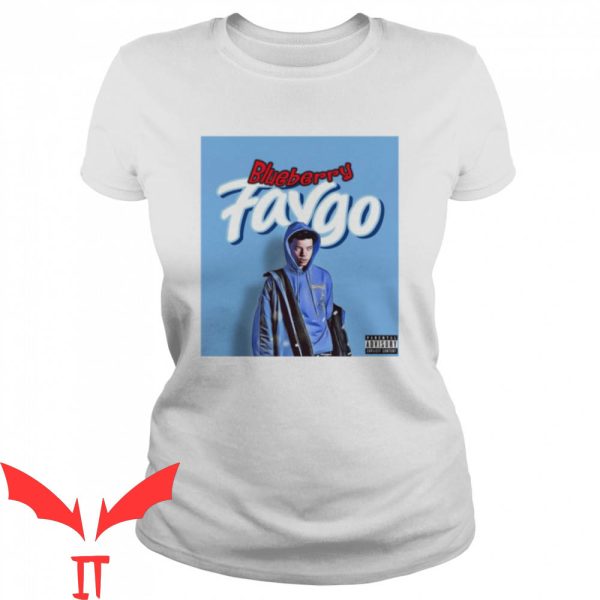 Faygo T-Shirt Blueberry Soft Drink Classic Logo Trendy