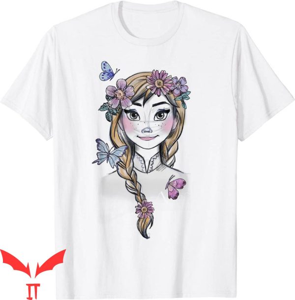 Frozen For Birthday T-Shirt Disney Frozen Anna Illustrated