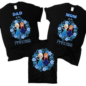 Frozen For Birthday T-Shirt Princess Frozen Family Birthday