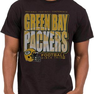 Funny Green Bay Packers T-Shirt NFC Shadow Sporty Tee