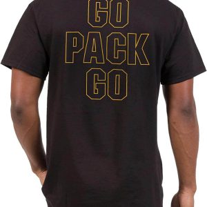 Funny Green Bay Packers T-Shirt Team Slogan Fan Tee