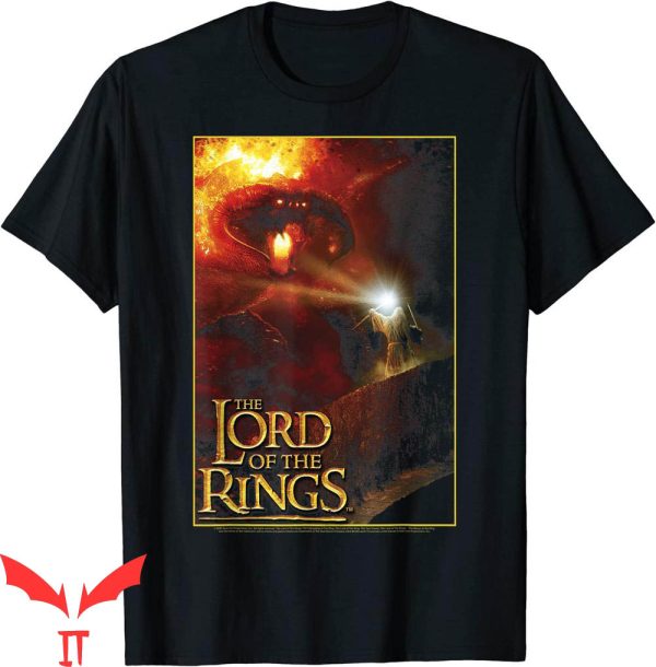 Gandalf T-Shirt The Lord Of The Rings Gandalf Vs. Balrog