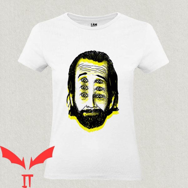 George Carlin T-Shirt All Seeing Eye Funny Tee Shirt