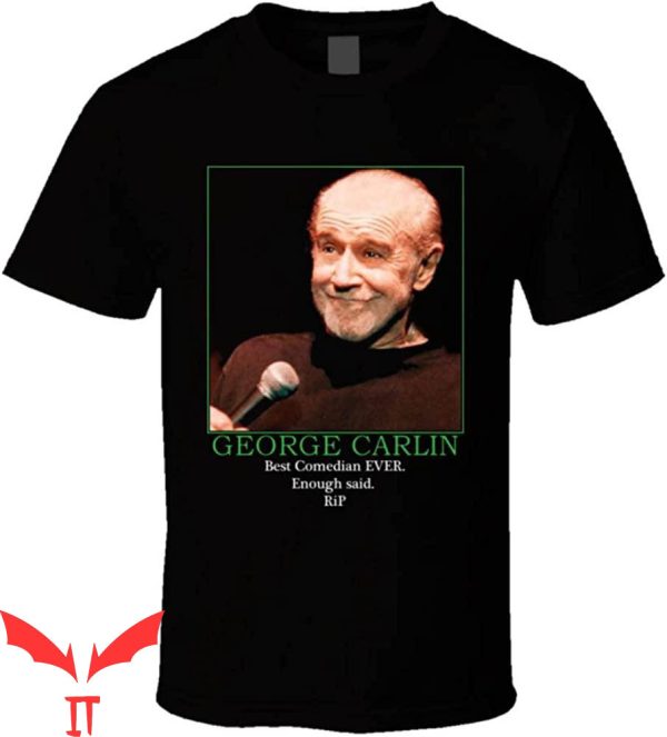 George Carlin T-Shirt Comedian Rip Tribute Tee Shirt