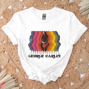 George Carlin T-Shirt Legend  Fan Stand Up Comedy Tee