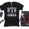 Girl Dad T-Shirt Funny Girl Dad Retro T-Shirt