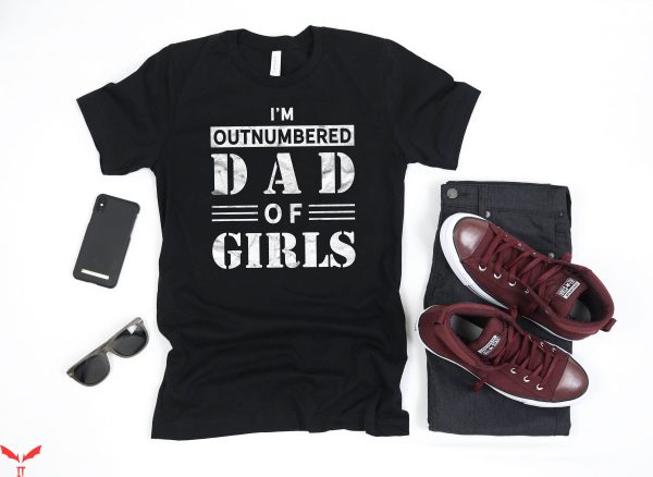 Girl Dad T-Shirt Funny Girl Dad Retro T-Shirt