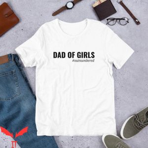 Girl Dad T-Shirt Girl Dad #Outnumbered Retro T-Shirt