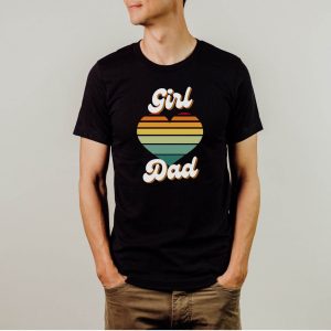 Girl Dad T-Shirt Retro Girl Dad T-Shirt