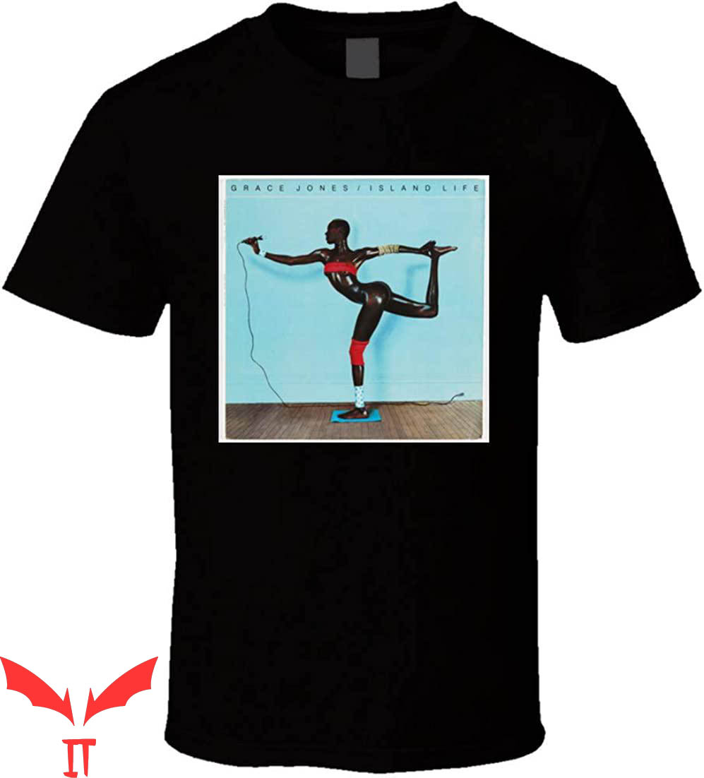 Grace Jones T-Shirt Island Life Famous Model Trendy Grace Jones T-Shirt Island Life Famous Model Trendy