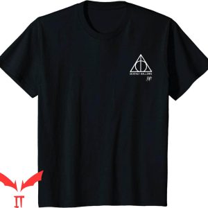 Harry Potter Birthday T-Shirt Deathly Hallows Line Art