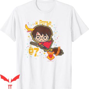 Harry Potter Birthday T-Shirt H Potter 07 Quidditch Chibi
