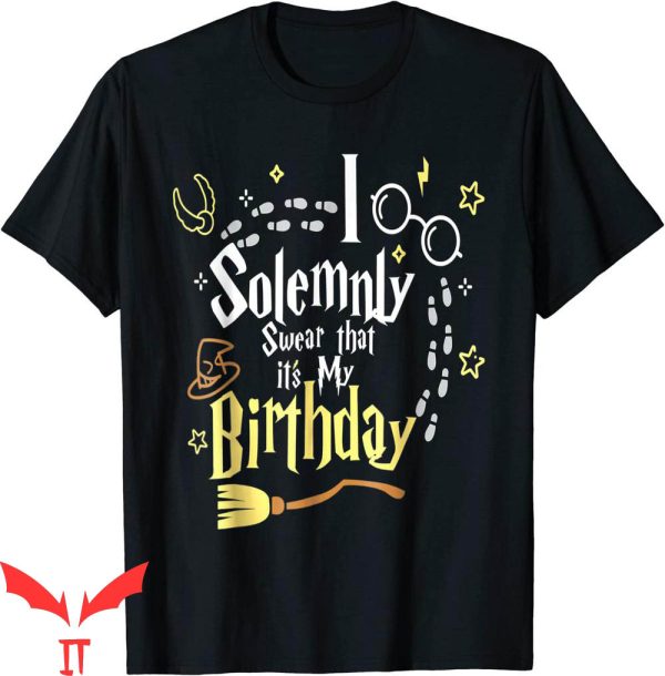 Harry Potter Birthday T-Shirt I Solemnly Swear Funny