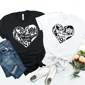 Harry Potter Couples T-Shirt Heart All This Time Always