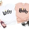 Harry Potter Couples T-Shirt Hubby And Wifey Valentine’s Day