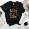Harry Potter Couples T-Shirt No One Should Live In A Closet