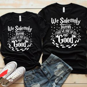 Harry Potter Couples T-Shirt We Solemnly Swear Set Matching