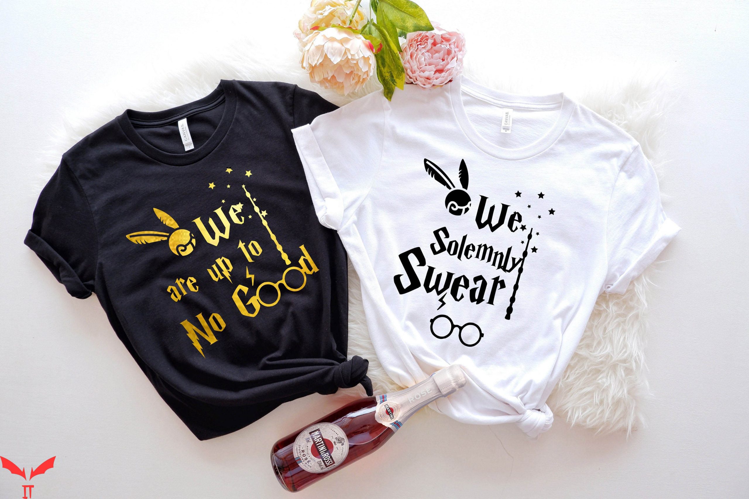 Harry Potter Couples T-Shirt We Solemnly Swear That We Up
